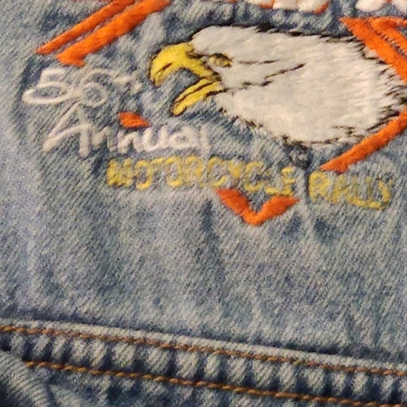 Sun Belt Denim Sturgis 96 Long Sleeve 56th Annual Motorcycle Rally Shirt - Picture 7 of 9